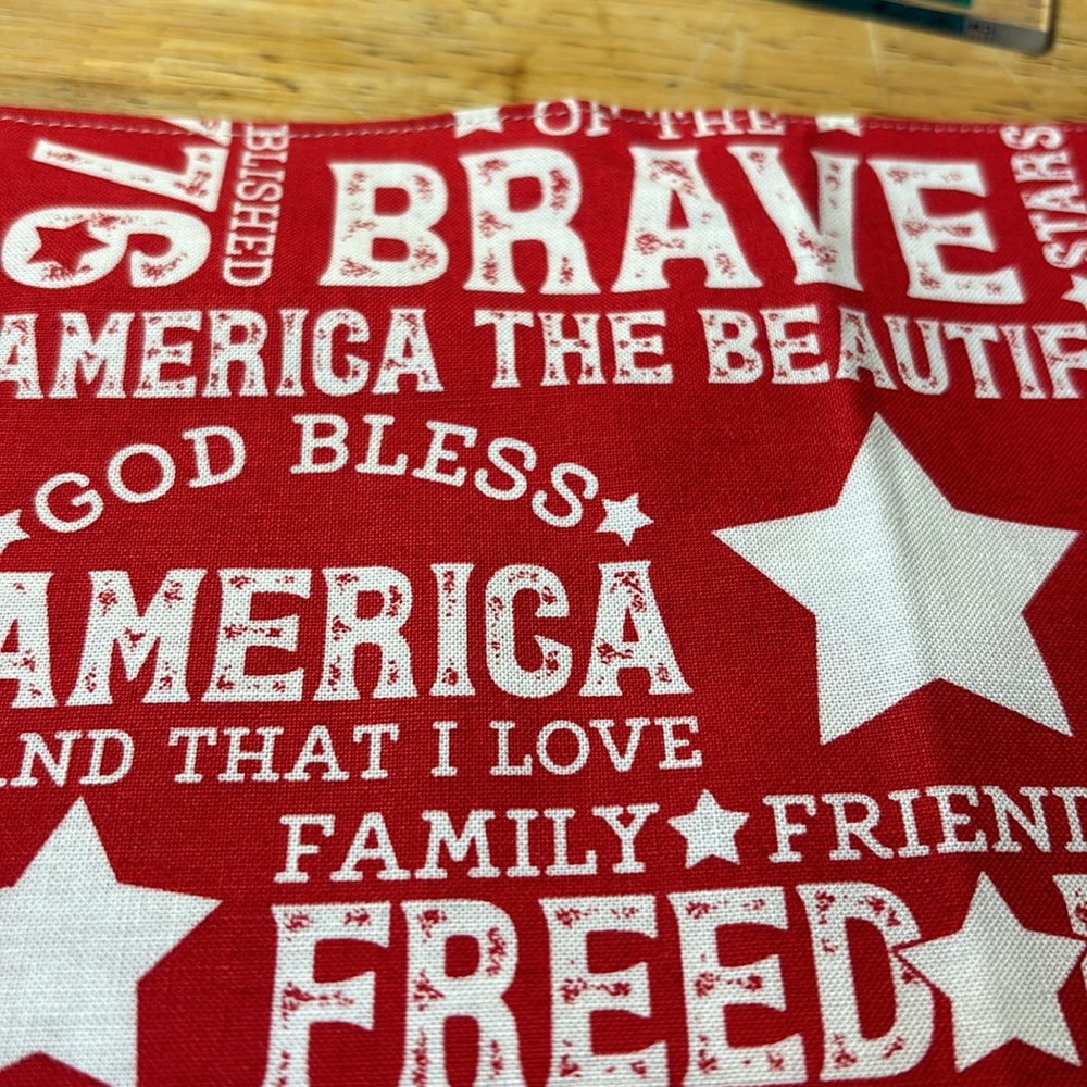 Freedom table runner